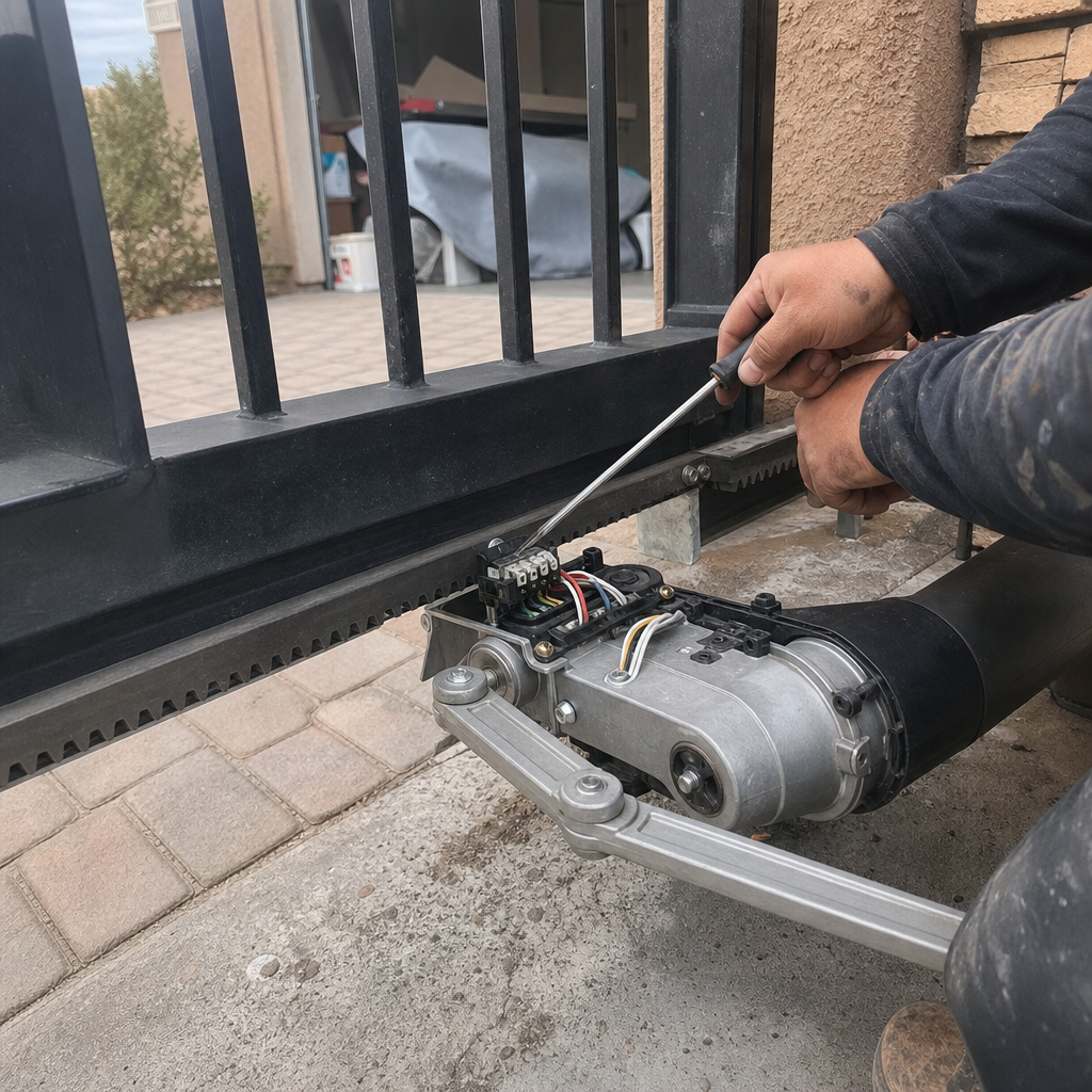 Gate motor and opener repair service