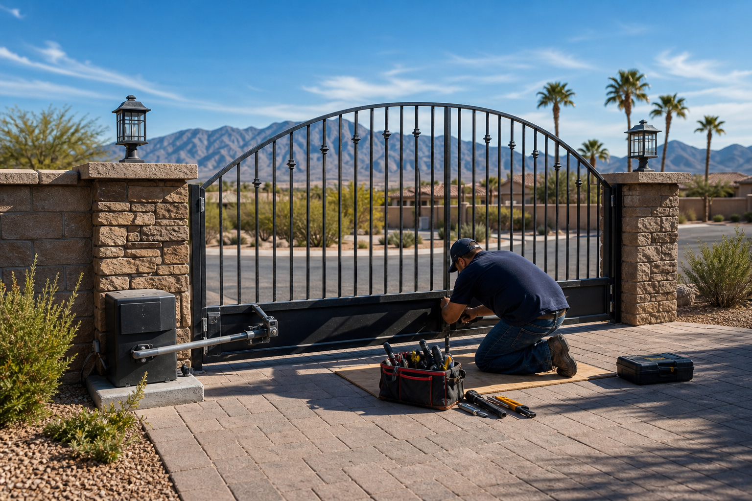 Gate Repair Cost Guide: What Las Vegas Homeowners Pay in 2026